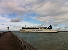 Le Deal Seaways quitte le port de Calais