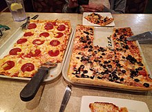 Pizzas from Ledo Pizza Ledo's pizza (15249893846).jpg