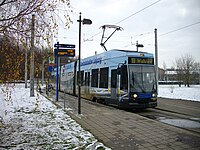 NGT8 auf Linie 10 in Lößnig