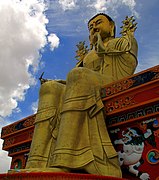 Statue of Maitreya at Likir Monastery, Leh district
