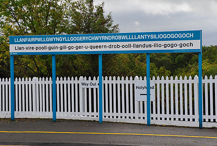 Wales is home to the town with the world's longest name...