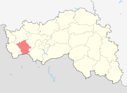موقعیت بخش بوریسوفسکی در نقشه