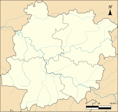 Mapa lokalizacyjna Lot i Garonny