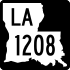 Indicatore della Louisiana Highway 1208