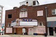 Lyric Theatre, Waycross, Georgia, U.S.Part of the Downtown Waycross Historic District, This is an image of a place or building that is listed on the National Register of Historic Places in the United States of America. Its reference number is 92000125.