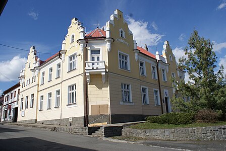 Měčín : l'hôtel de ville.