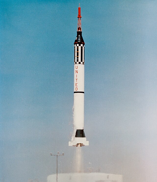 Lançamento da Mercury-Redstone 1A.