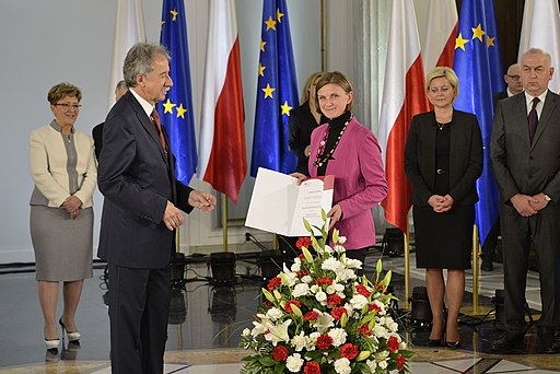 Małgorzata Wypych Wręczenie zaświadczeń o wyborze 2015