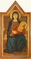 Madonna con bambino di vico l'abate, ambrogio lorenzetti, 1319, 78x148cm san casciano, museo di arte sacra.jpg