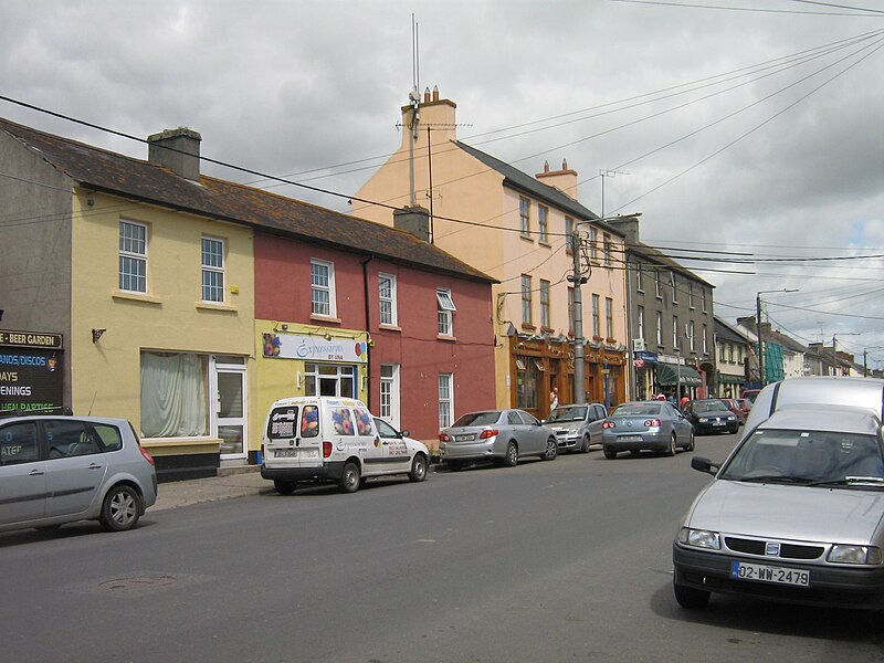 File:Mainstreet of Carnew, County Wicklow1.jpg