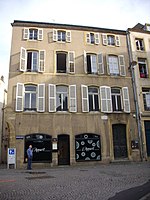 The House of Verlaine, Verlaine's birthplace in Metz, today a museum dedicated to the poet's life and artwork Maison natale de Verlaine.jpg