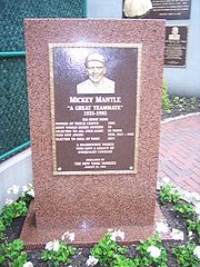 Mickey Mantle's Monument