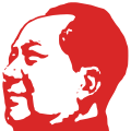 Mao Zedong in Red.svg