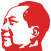 Mao Zedong in Red.svg