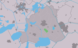 Lage in der ehemaligen Gemeinde Skarsterlân