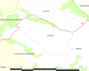 Poziția localității Loubaut