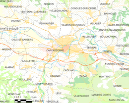 Carcassonne - Localizazion