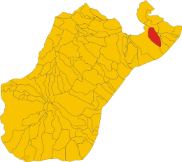 レッジョ・カラブリア県におけるコムーネの領域