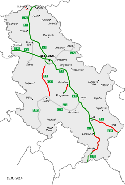 File:Map of motorways in Serbia (without Kosovo).svg