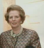 Prime Minister Margaret Thatcher would not refer Lobster's allegations to the Security Commission Margaret Thatcher (Retouched).JPG