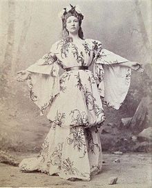 Marion Weed als Freia bei den Festspielen Das Rheingold Bayreuth, 1899