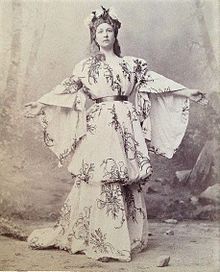 Марион Уийд в ролята на Фрея в фестивала Das Rheingold Bayreuth, 1899