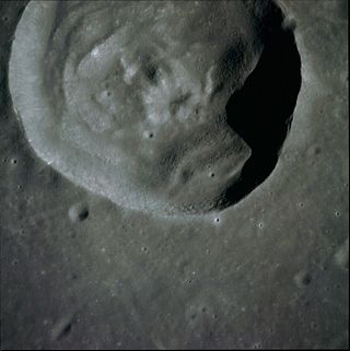 <span class="mw-page-title-main">Maskelyne (crater)</span> Small circular depression on the Moon