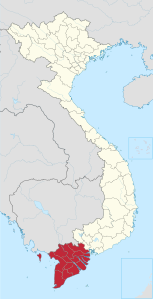 Delta del Mekong - Ubicación