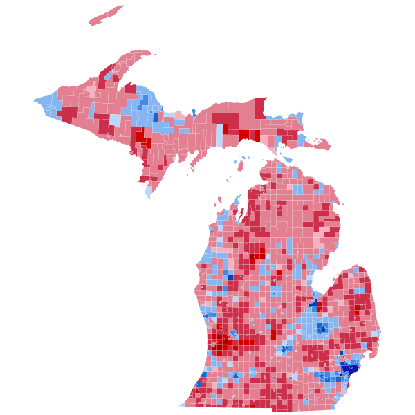 File:Michigan Presidential Results 2012 by Municipality.svg