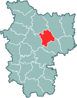 Location of Smaļaviču rajons