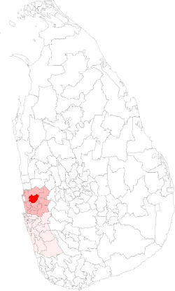 Location of Minuwangoda