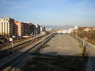 Español: Estación de Mollet - St. Fost en la línea Barcelona - Granollers - Cerbère.