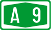 Motorway-A9-Hex-Green.svg