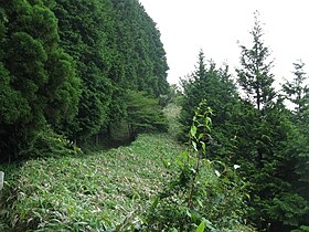 Trail op de berg Naka Katsuragi.