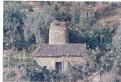 Molino de agua en el distrito de Baruni