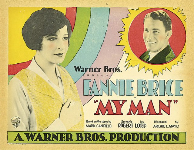 Lobby card with Fannie Brice and Guinn "Big Boy" Williams (1928)