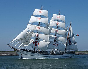 NRP Sagres, navio-escola.  Forças Armadas Marinha Portuguesa.jpg