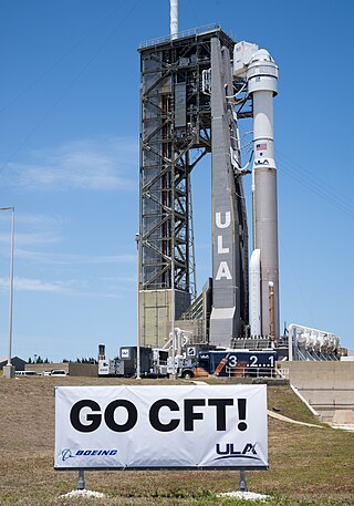 <span class="mw-page-title-main">Boeing Crewed Flight Test</span> Planned first crewed flight of Boeing Starliner