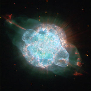 An image of the Hubble Telescope from NGC 3918