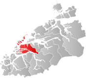 Ålesund innerhalb von Møre og Romsdal