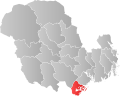 Kart over Kragerø
