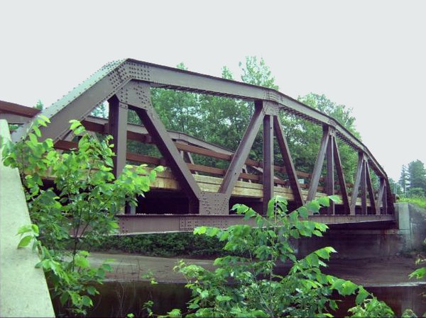 A truss bridge on NY 74 in Essex County