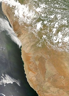 Namib desert in southern Africa