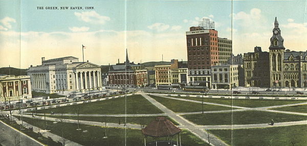 New Haven Green, c. 1919