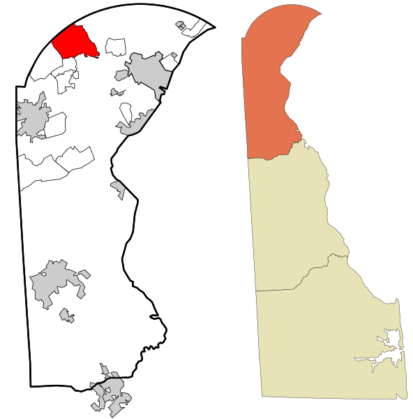 File:New Castle County Delaware incorporated and unincorporated areas Hockessin highlighted.svg