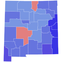 New Mexico At Large Congressional District Election Results 1936.svg