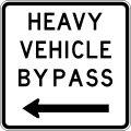 Heavy vehicle bypass to the left (New Zealand)