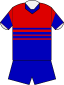 Ньюкасл Найтс домашняя футболка 1988.svg