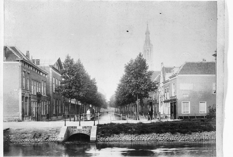 File:Nieuwe Langedijk ca. 1900 - Delft - 20051280 - RCE.jpg