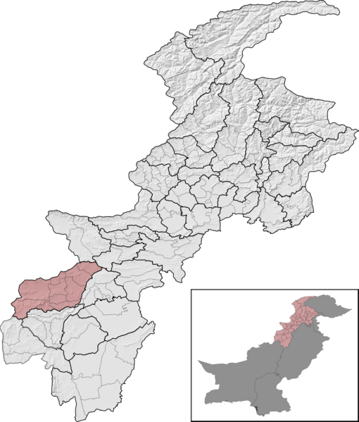 File:North Waziristan District Locator.png